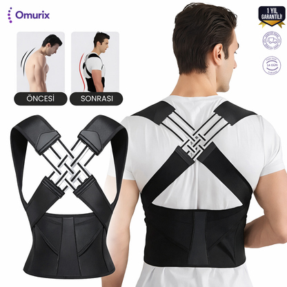 Omurix® Ayarlanabilir Dik Duruş Destek Korsesi